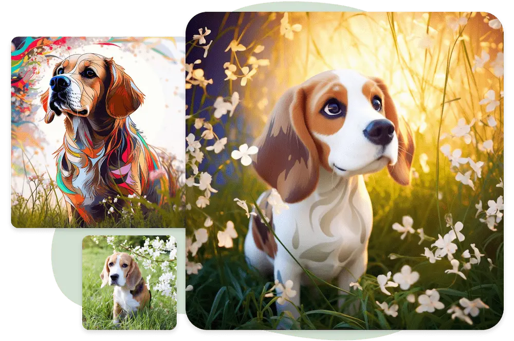 Dogorama KI Portrait Varianten